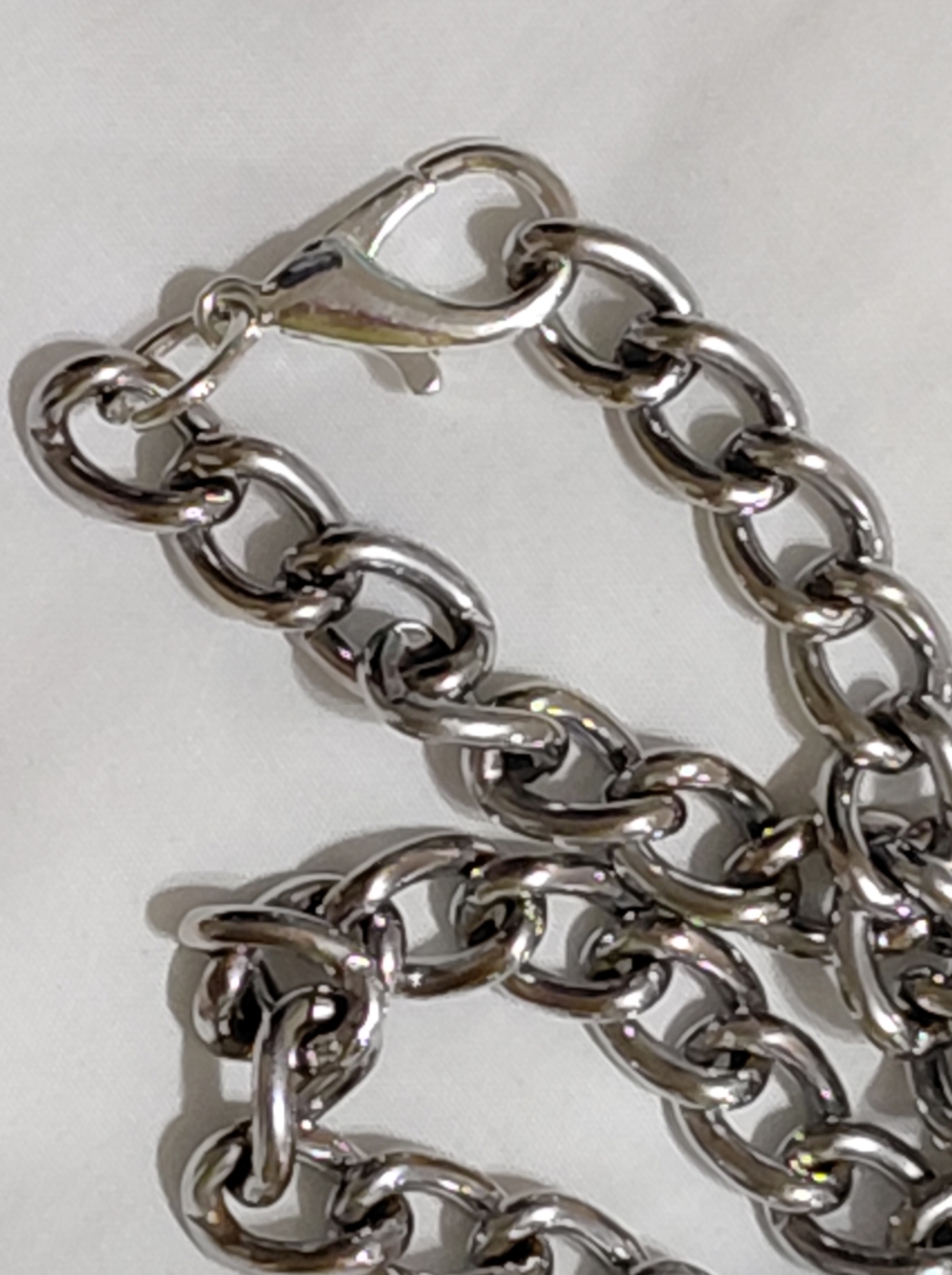 Coach Silver Black Charm Necklace - Picture 4 of 6
